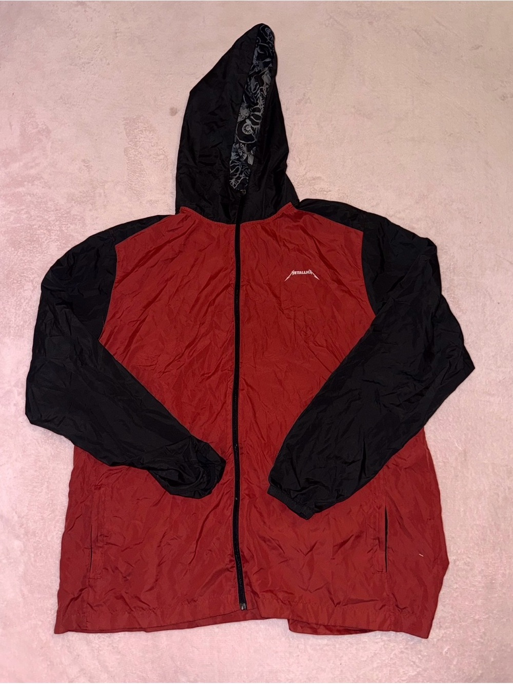 🤘VTG-Style Metallica Zip-Up Windbreaker 🎸
